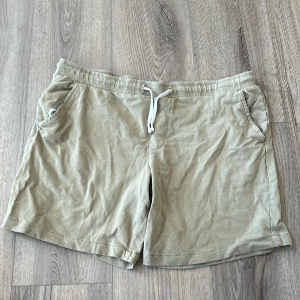 No Boundaries Athletic Fleece Khaki Short